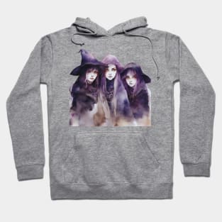 3 goth witches Hoodie